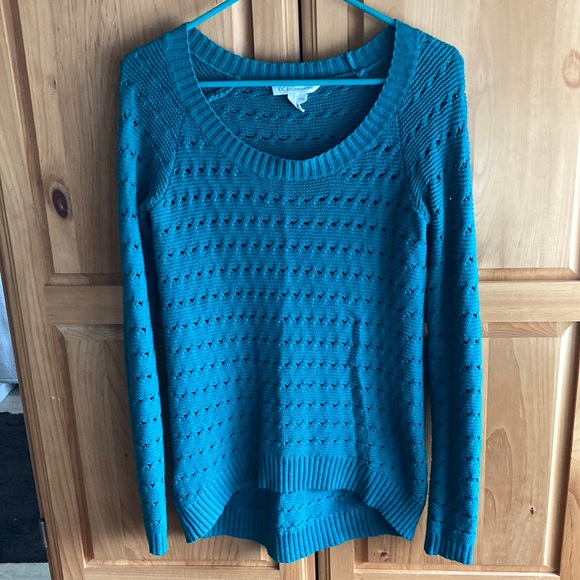 Teal BCBG Hi-Lo Sweater XXS - Picture 3 of 5